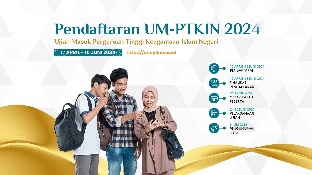 Pendaftaran (Siswa) UM-PTKIN Tahun 2024