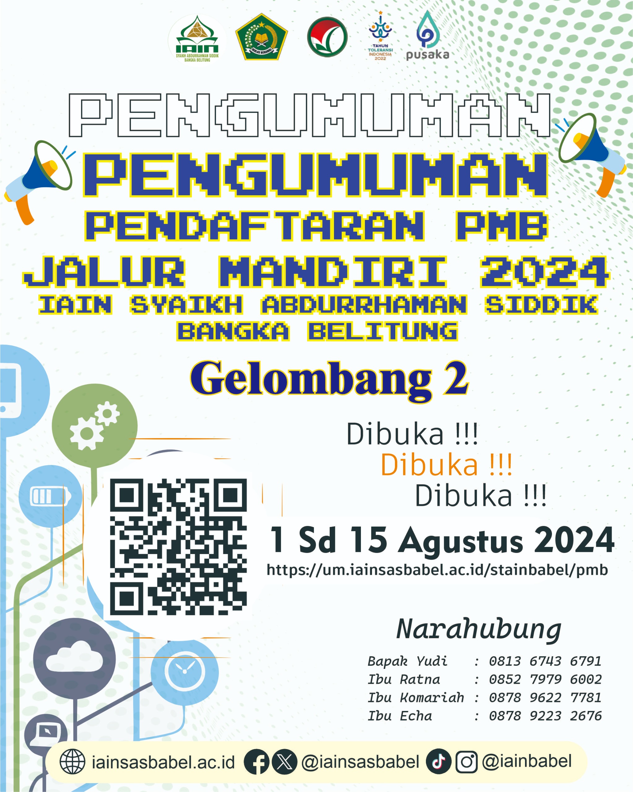 Penerimaan Mahasiswa Baru Jalur Mandiri Gelombang 2