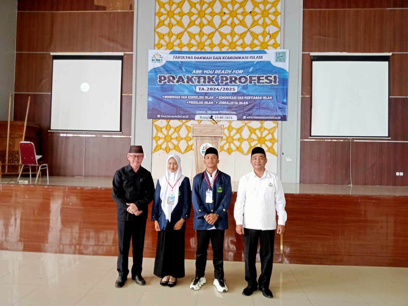 201 Mahasiswa FDKI IAIN SAS Bangka Belitung Ikuti Pembekalan Praktik Profesi Lapangan dan Pelepasan