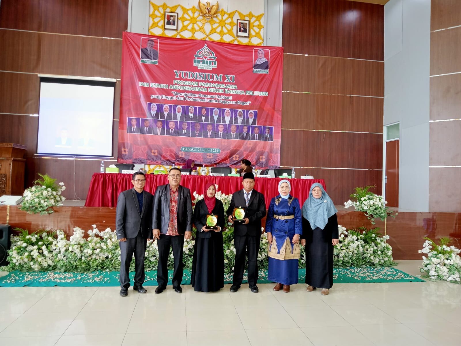 22 Lulusan Program Pascasarjana IAIN SAS Bangka Belitung Ikuti Yudisium