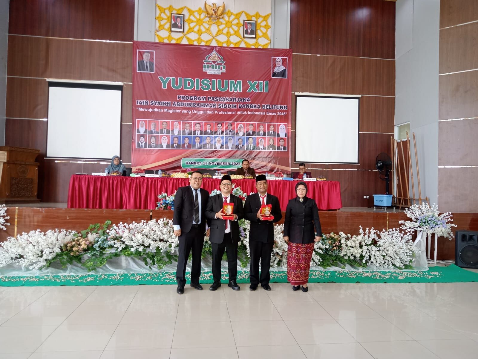 30 Lulusan Program Pascasarjana IAIN SAS Bangka Belitung Ikuti Yudisium