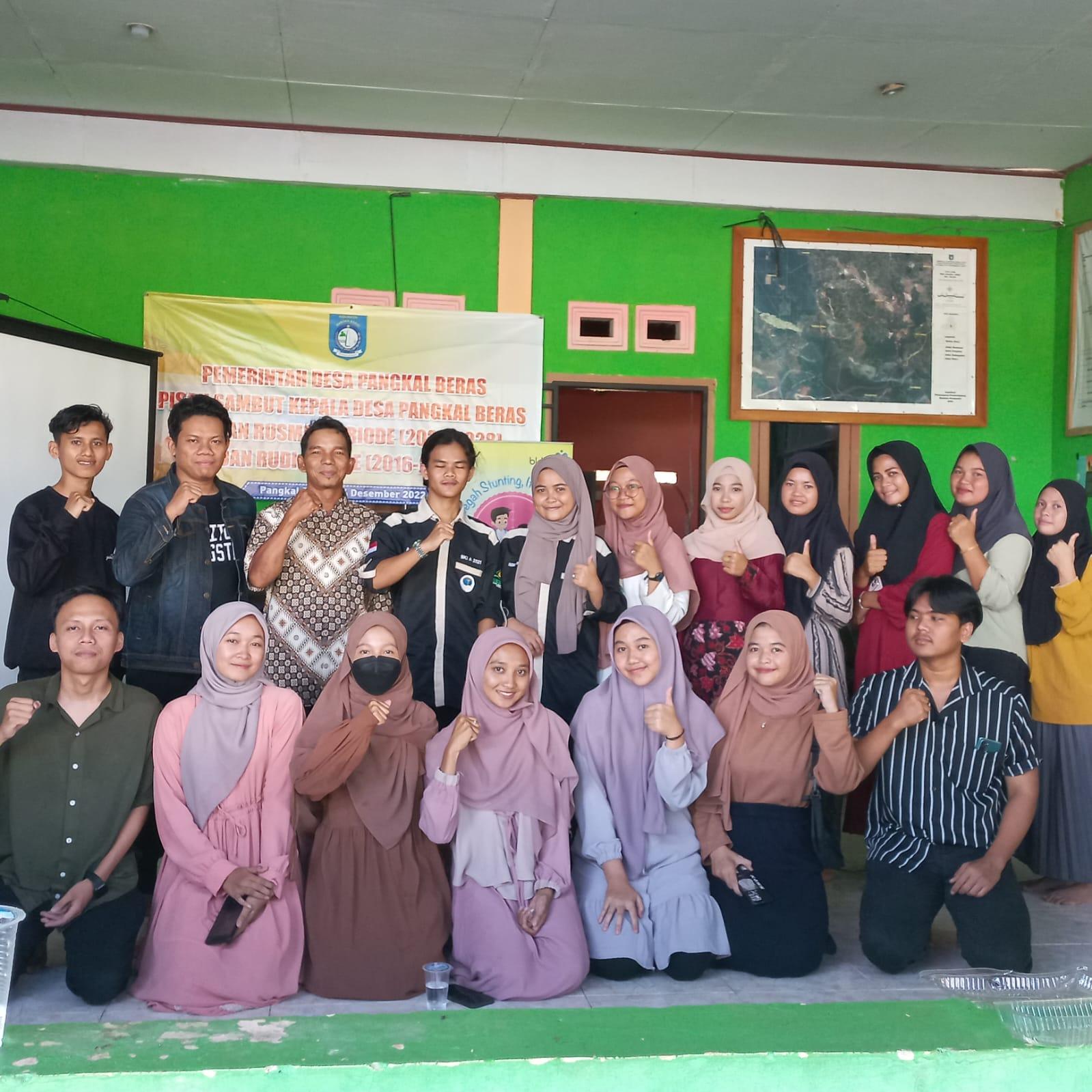 Mahasiswa Prodi BKI IAIN SAS Babel Sosialisasi Pentingnya Menjaga Kesehatan Mental Di Desa Pangkal Beras