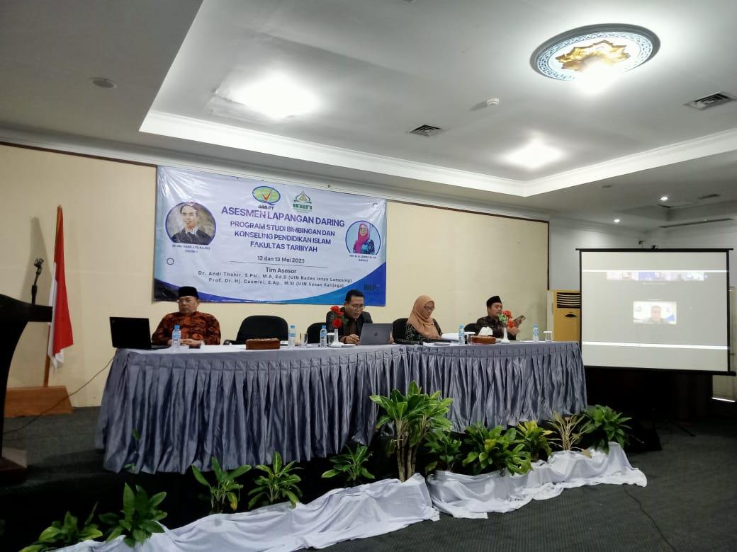 Asesor BAN-PT Lakukan Asesmen Lapangan Secara Daring Prodi BKPI IAIN SAS Babel