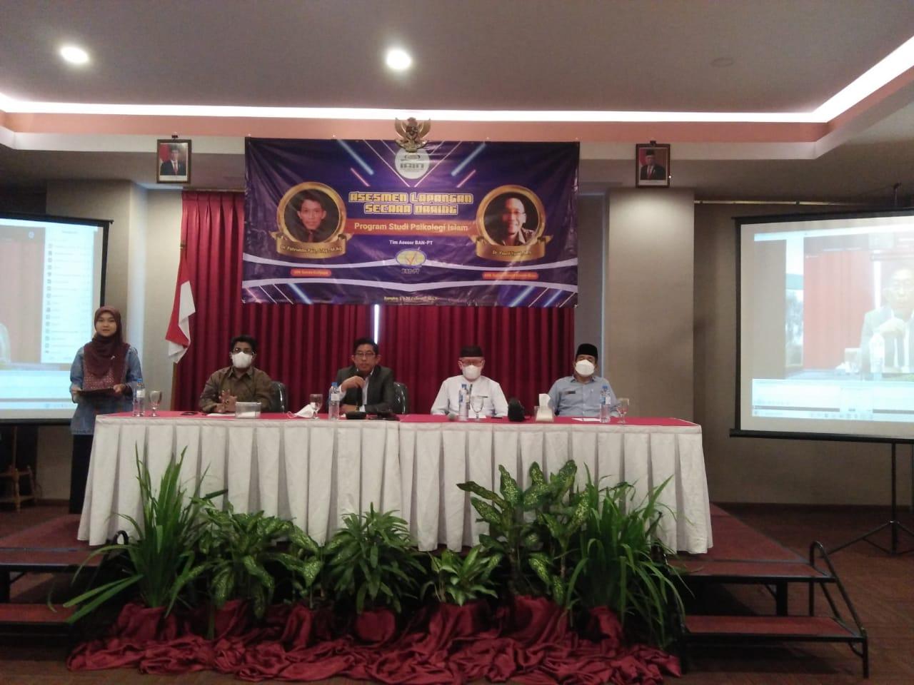 BAN-PT Lakukan Asesmen Lapangan Secara Daring Kepada Prodi Psikologi Islam IAIN SAS Babel