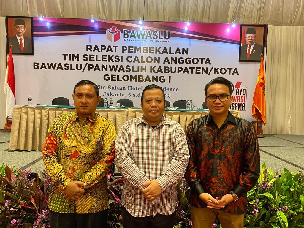 Bawaslu RI Tunjuk Tiga Dosen IAIN SAS Babel Jadi Timsel Calon Anggota Bawaslu 7 Kabupaten Kota Se-Babel
