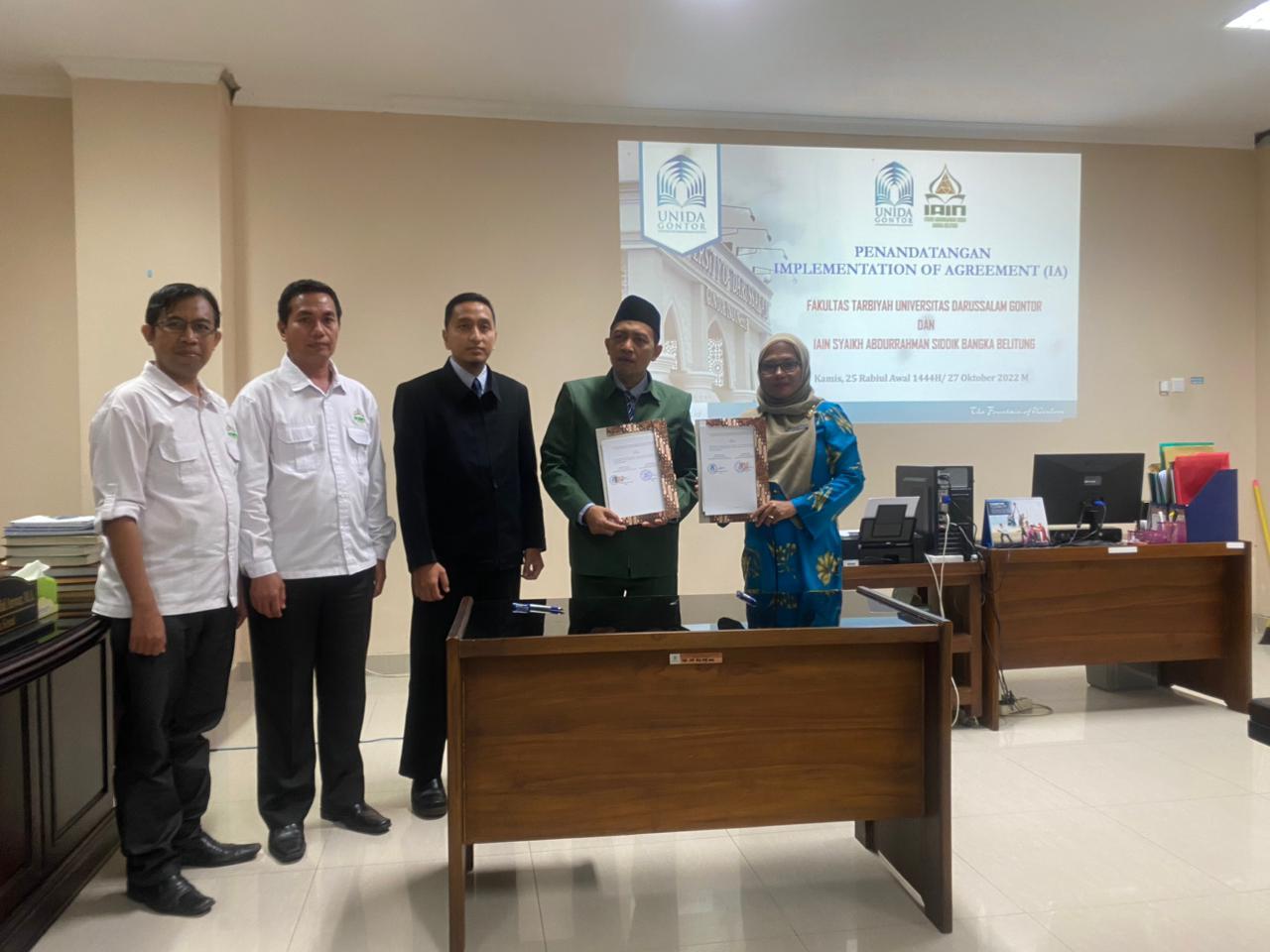 Fakultas Tarbiyah IAIN SAS Babel Adakan Benchmarking dengan Fakultas Tarbiyah Universitas Darussalam Gontor