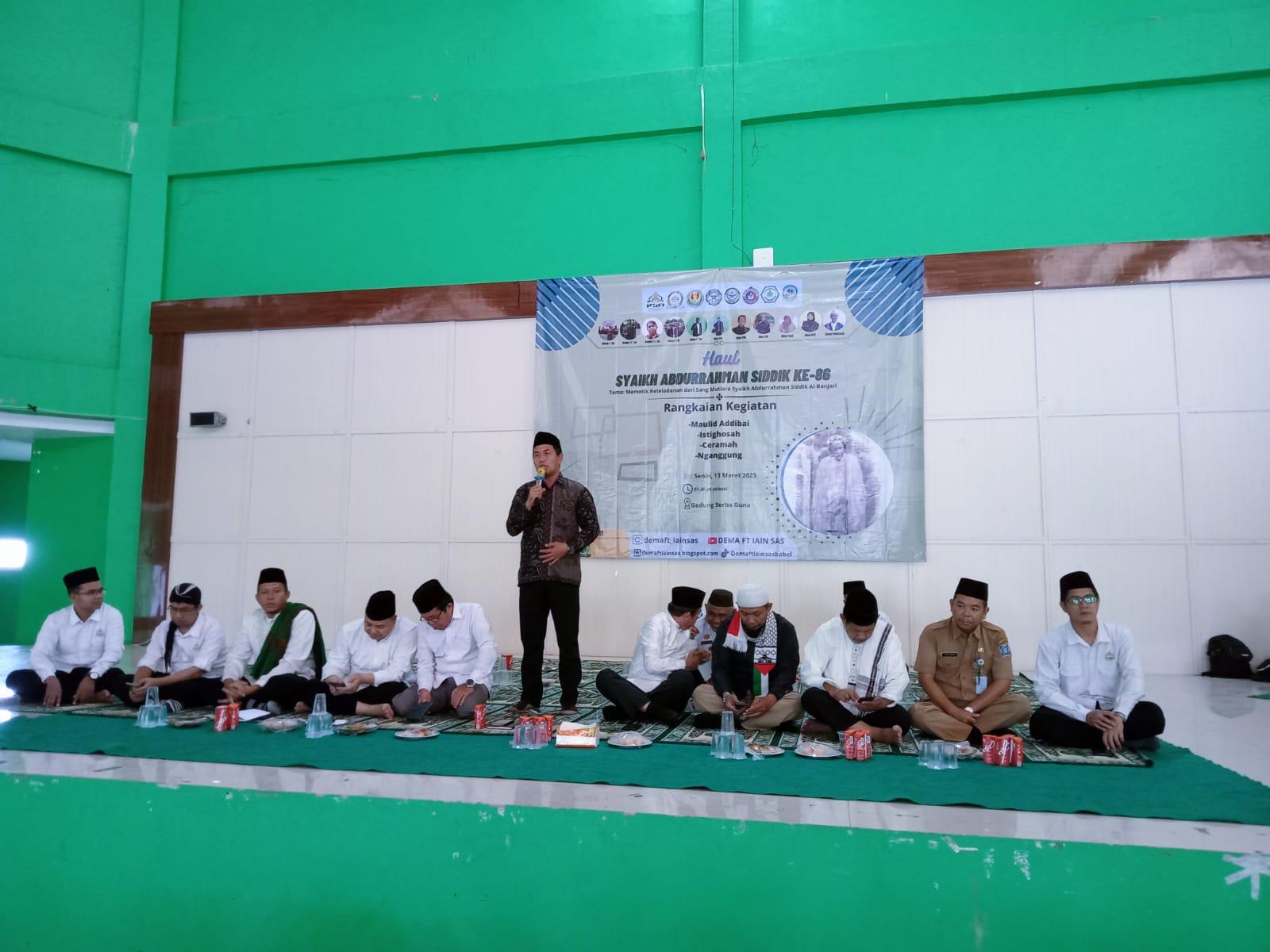 Dema Fakultas Tarbiyah Peringati Haul Ke- 86 Syaikh Abdurrahman Siddik