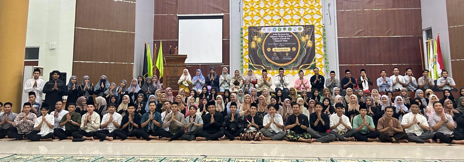 Dema FSEI IAIN SAS Babel Gelar Khataman Al-Quran Sekaligus Buka Bersama Dengan Dosen