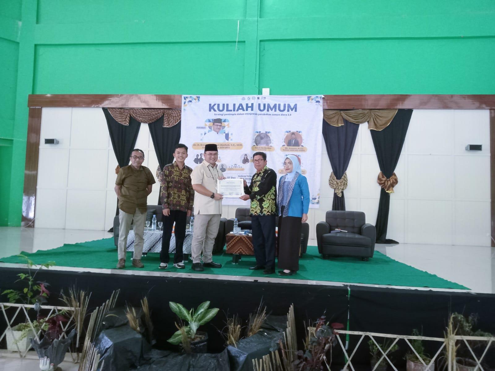 Dema IAIN SAS Bangka Belitung adakan Kuliah Umum Pekan Kreativitas Mahasiswa
