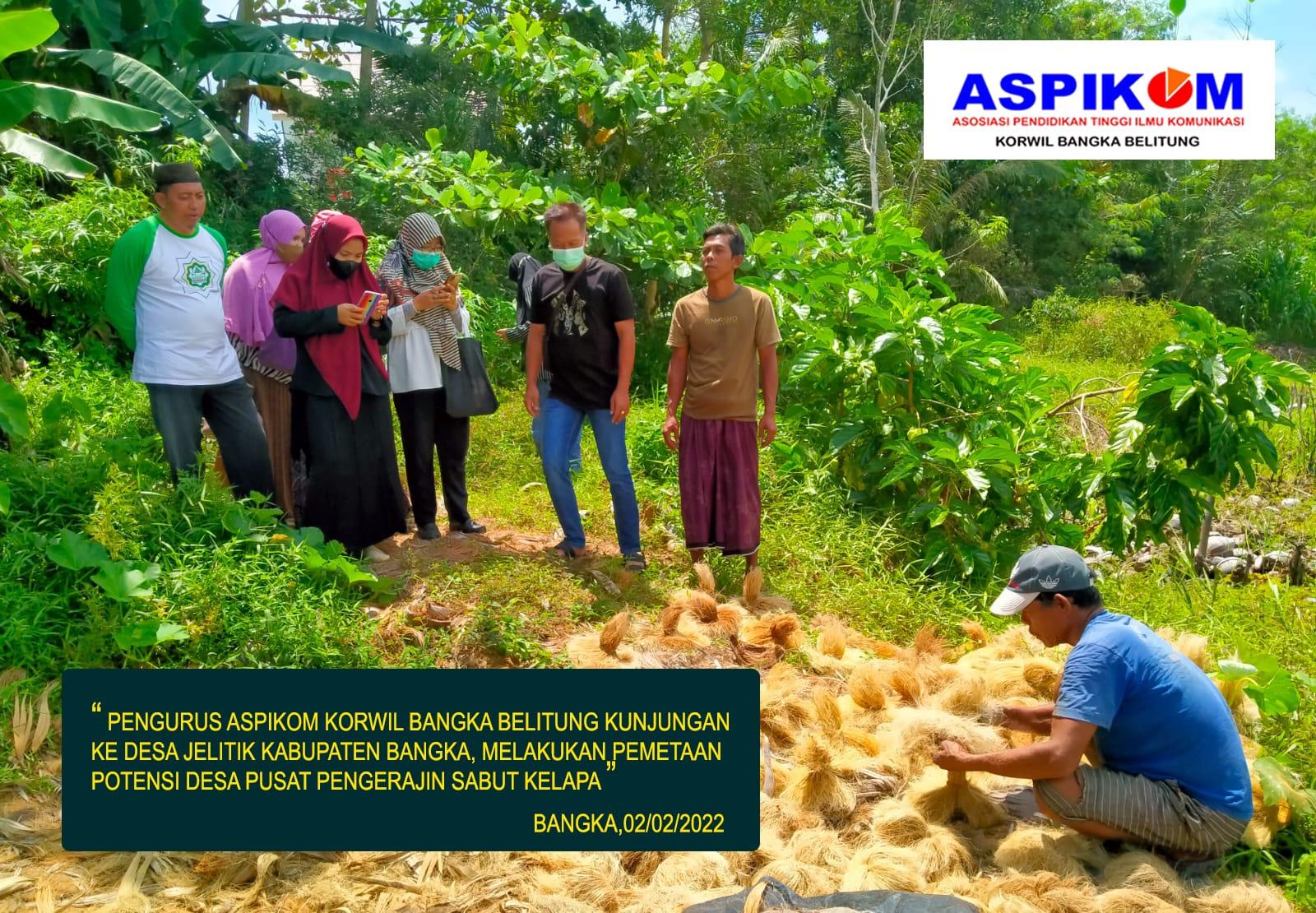 Dosen FDKI IAIN SAS Babel Kolaborasi dengan ASPIKOM Lakukan Pemetaan Potensi Desa Industri Kreatif
