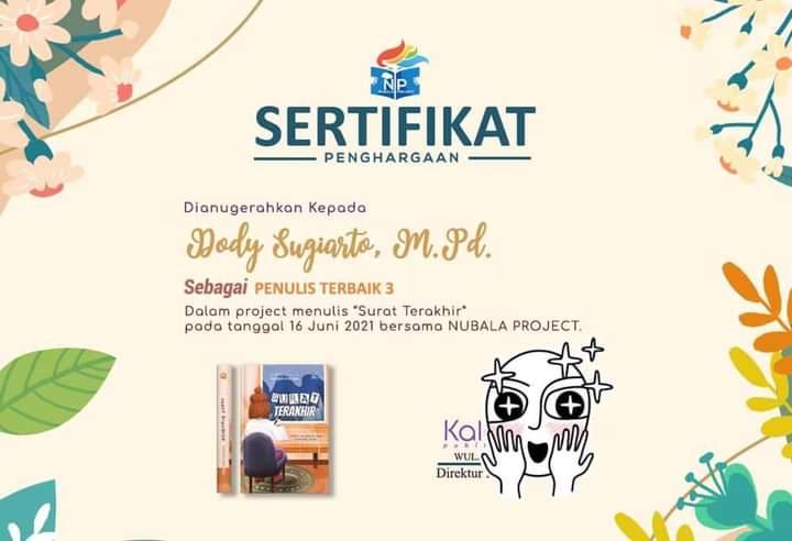 Dosen Prodi Tadris Bahasa Inggris Raih Penulis Terbaik III di Publikasi Buku Antologi Cerpen