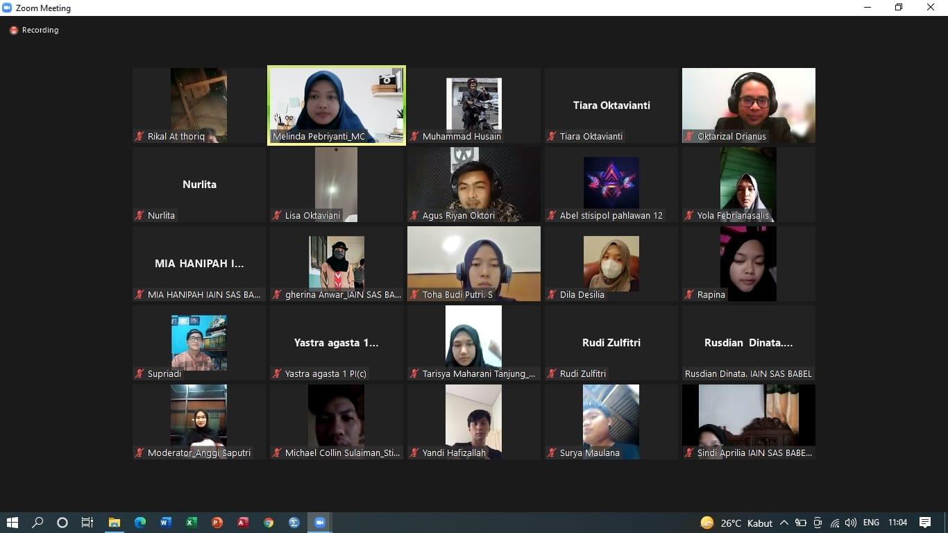 Prodi Psikologi Islam Bersama LPPM Pahlawan 12 Sukses Gelar Academic Writing Webinar Series 2021