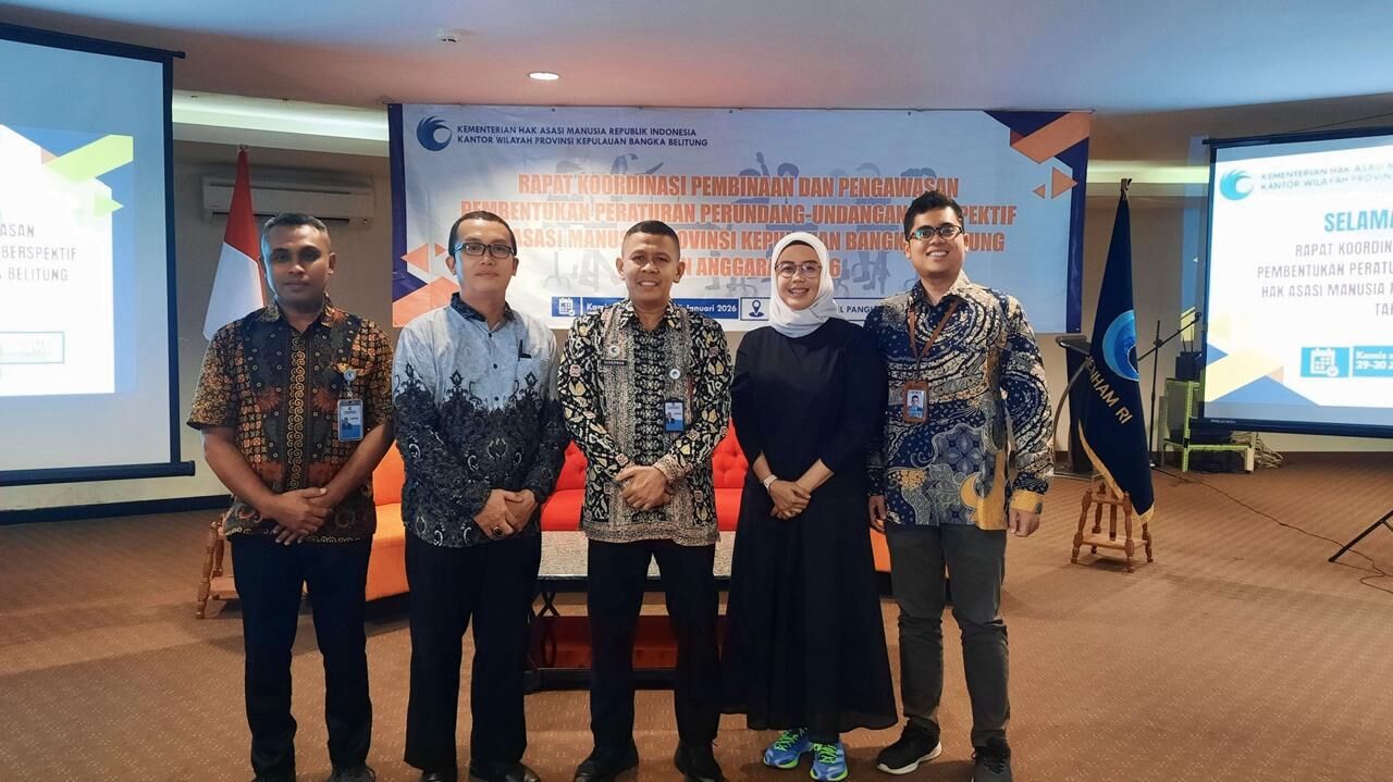 Dua Akademisi FSEI IAIN SAS Babel Ikuti Pembinaan Pembentukan Perda Berspektif HAM