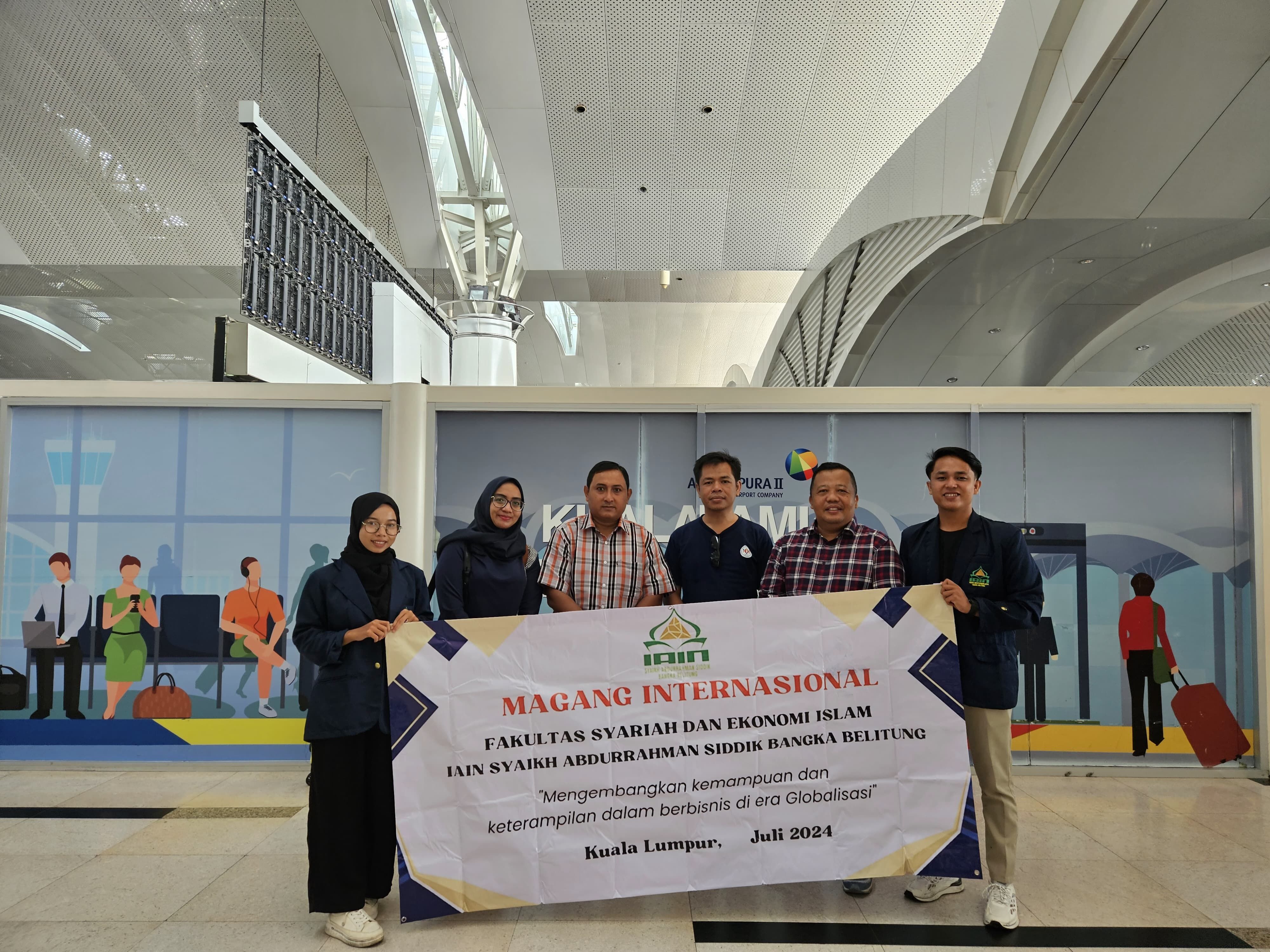Dua Mahasiswa FSEI IAIN SAS Bangka Belitung Ikuti Program Magang Internasional di Malaysia