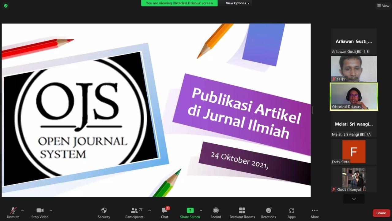 Tingkatkan Kualitas Menulis Mahasiswa, FDKI Gelar Pelatihan Penulisan Jurnal  Ilmiah
