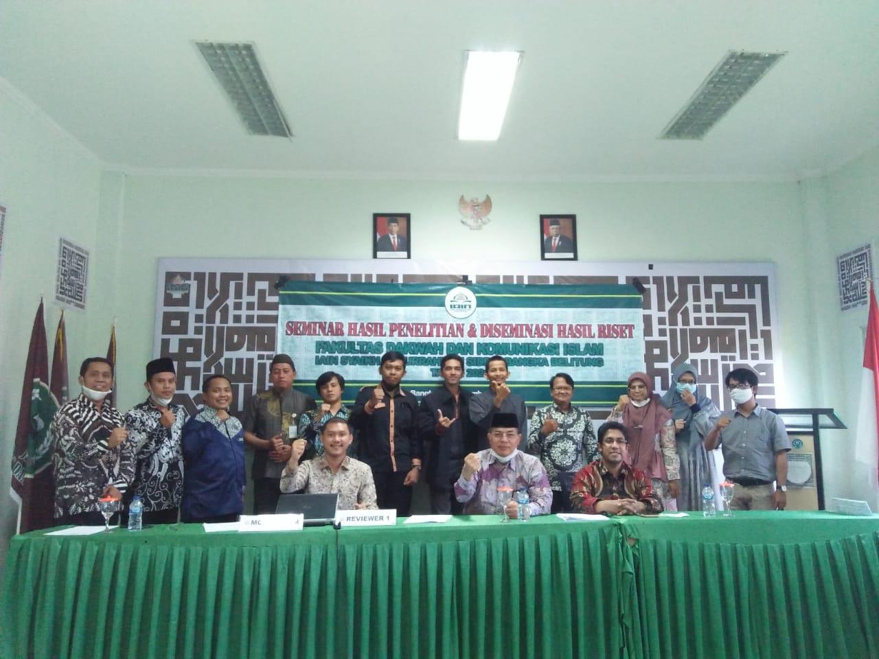 Tingkatkan Publikasi Penelitian, FDKI IAIN SAS Bangka Belitung Gelar Seminar Hasil dan Diseminasi Penelitian