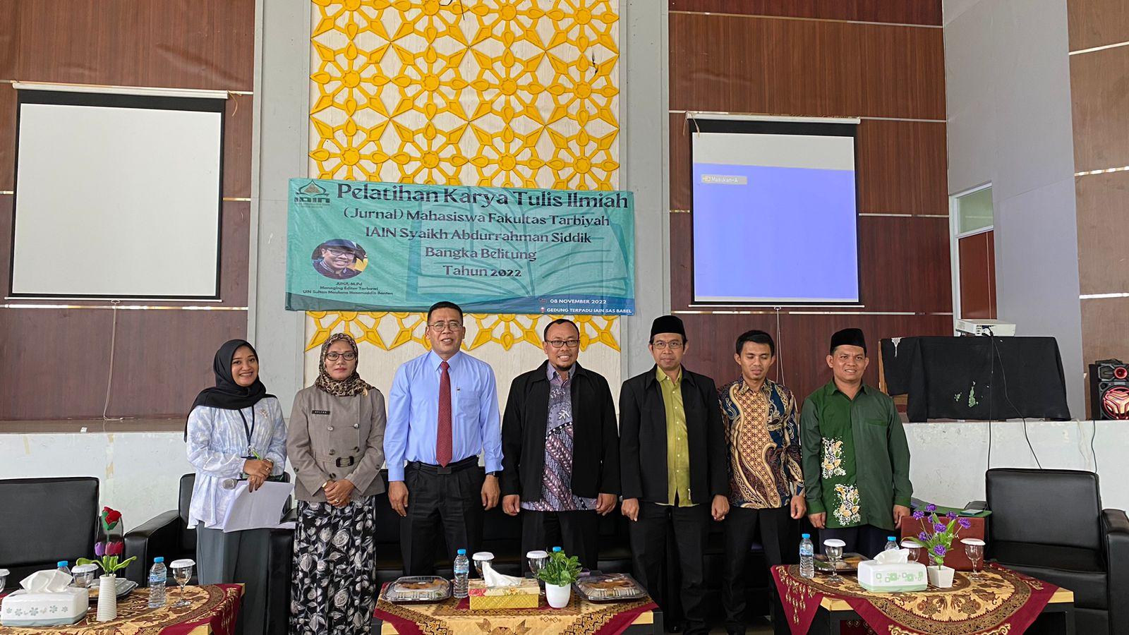 Kembangkan Kemampuan Mahasiswa Fakultas Tarbiyah Adakan Pelatihan Penulisan Karya Tulis Ilmiah