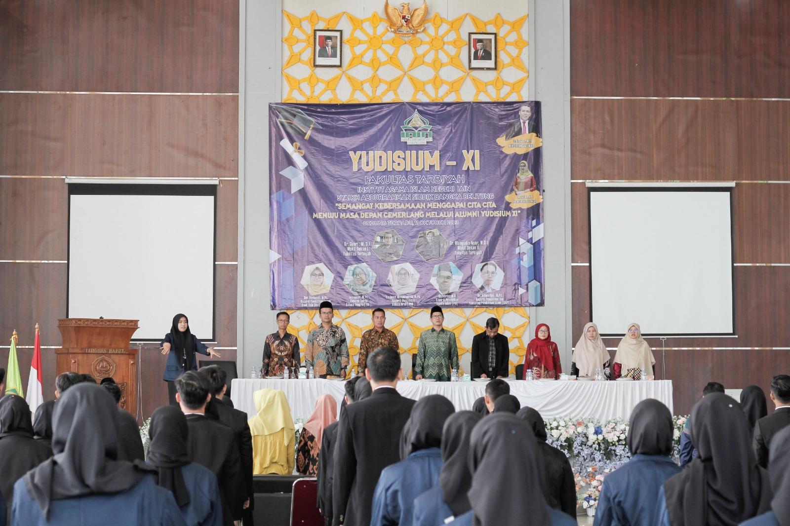 Fakultas Tarbiyah IAIN SAS Bangka Belitung Adakan Yudisium Ke - XI