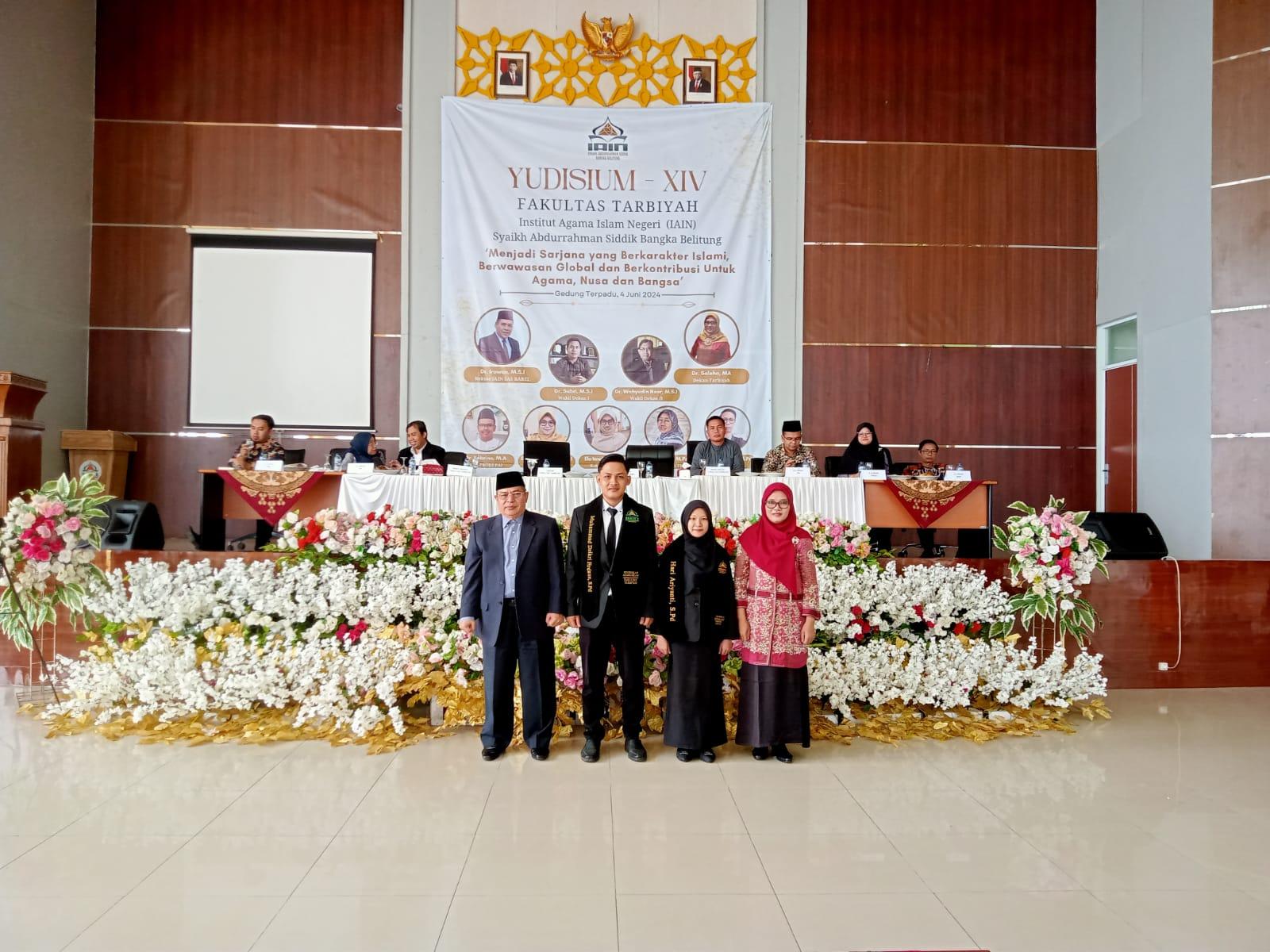 Fakultas Tarbiyah IAIN SAS Bangka Belitung Gelar Yudisium XIV