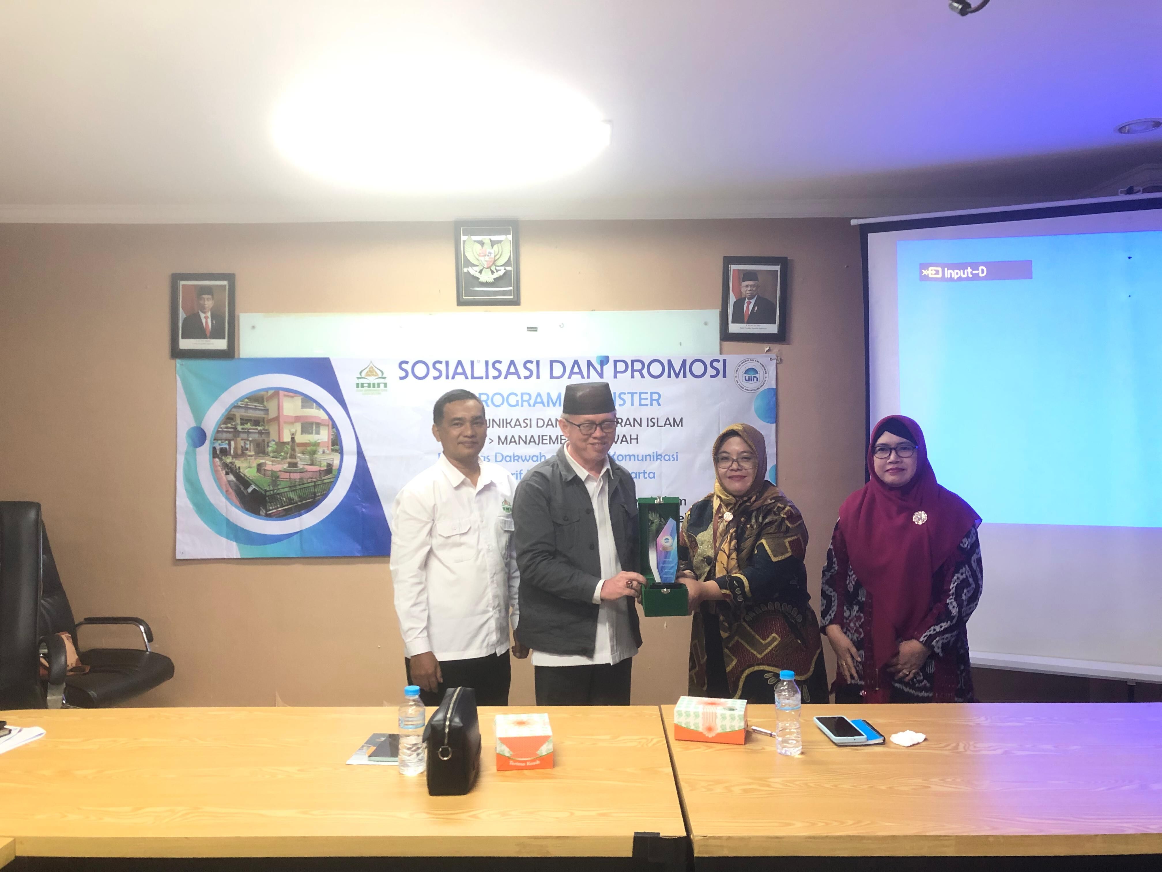 FDKI IAIN SAS Babel Dukung Sosialisasi dan Promosi Program Magister FDIK UIN Jakarta