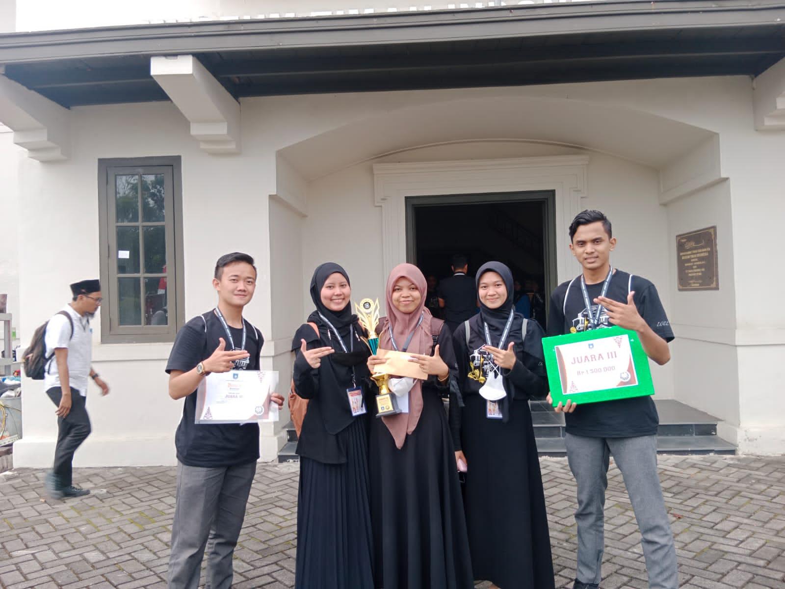 Tim Formasi  KIP-K IAIN SAS Bangka Belitung Juara III Lomba Vlog Lawatan Sejarah Kota