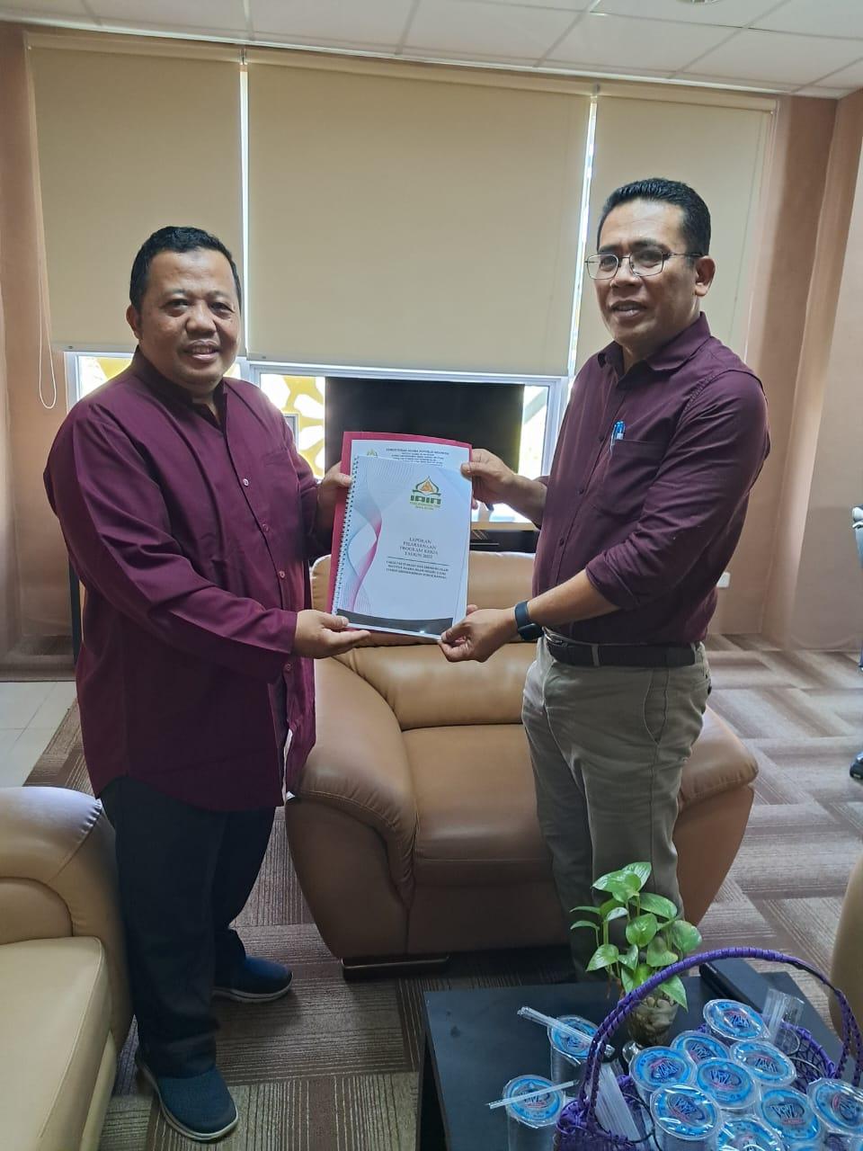 FSEI Serahkan Laporan Tahunan Ke Rektor IAIN SAS Bangka Belitung