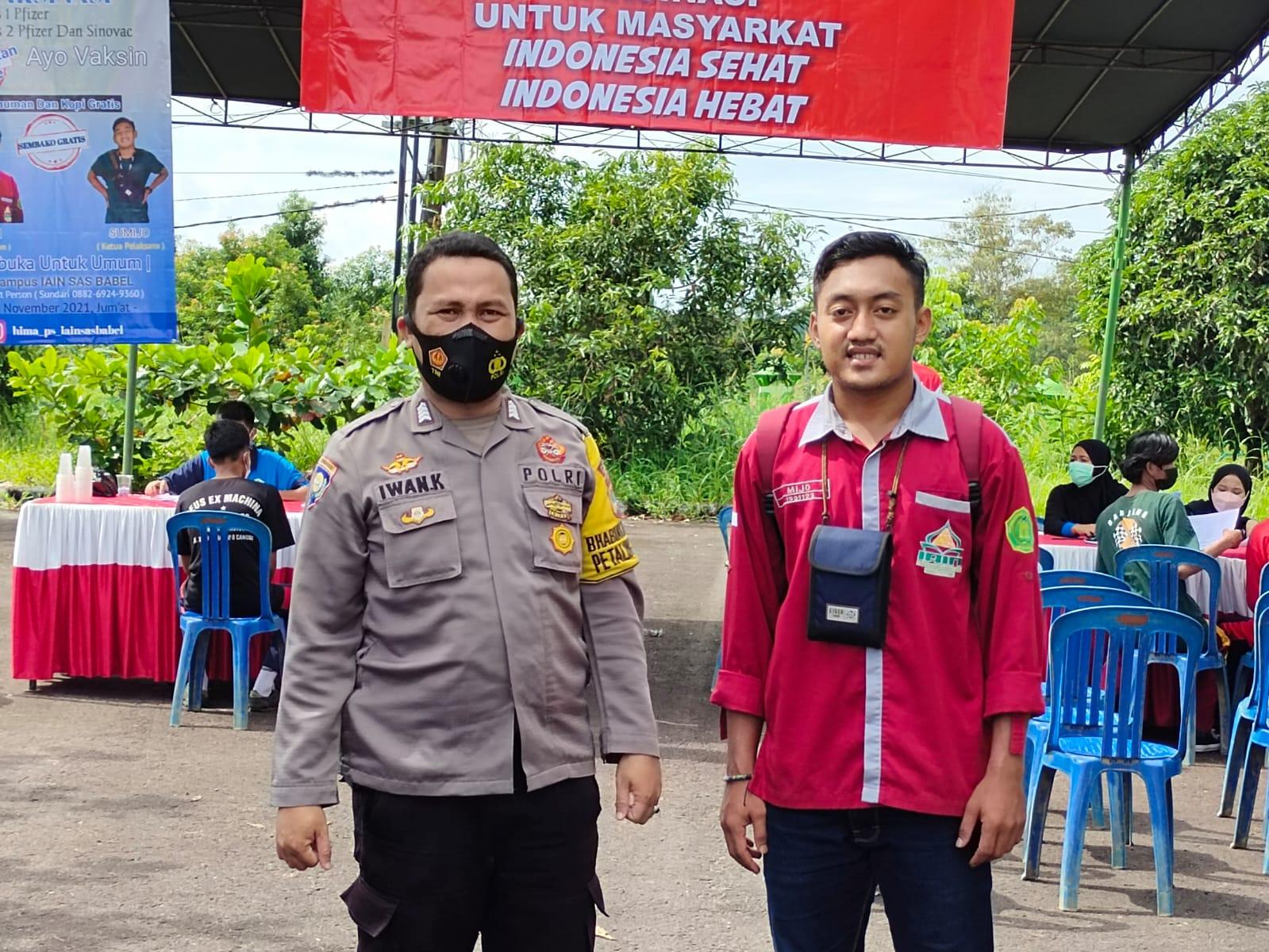 Bantu Pemerintah Percepat Herd Immunity HIMA Prodi Perbankan Syariah Gelar Vaksinasi Covid-19