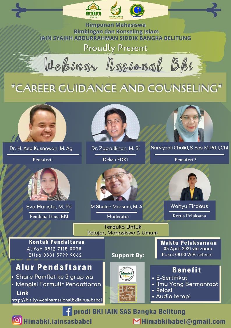 Hima Prodi BKI IAIN SAS Bangka Belitung Gelar Webinar Nasional