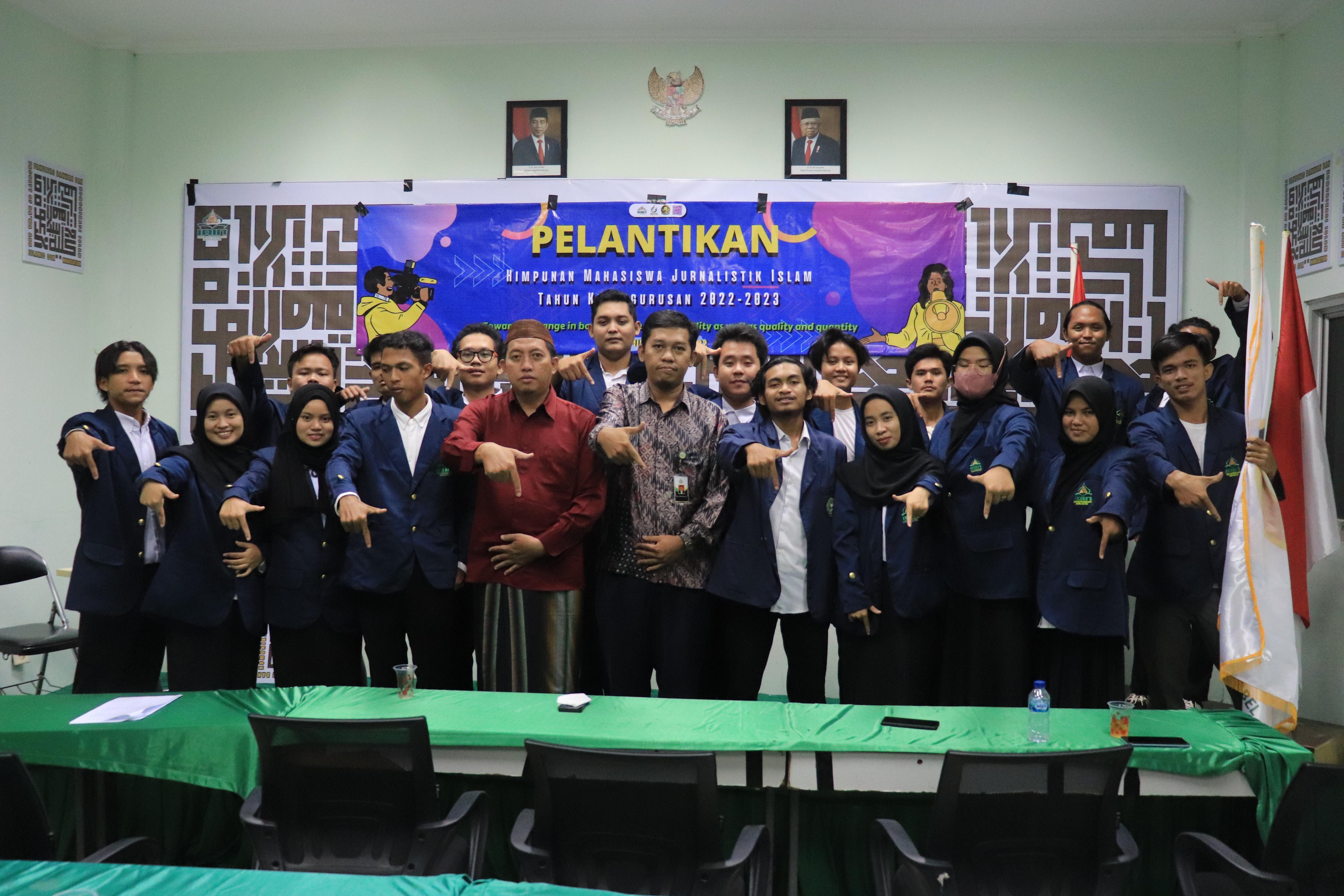Himpunan Mahasiswa Program Studi Jurnalistik Islam  2022 - 2023 Resmi Dilantik