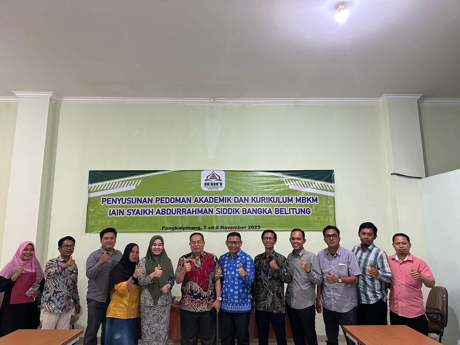 IAIN SAS Babel Adakan  Workshop Susun Pedoman untuk Implementasikan Program Kampus