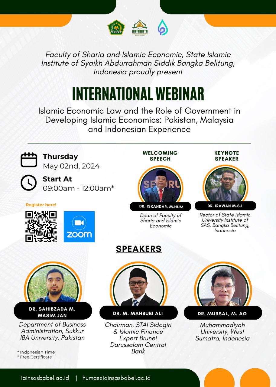 IAIN SAS Bangka Belitung  Sukses Gelar Webinar Internasional