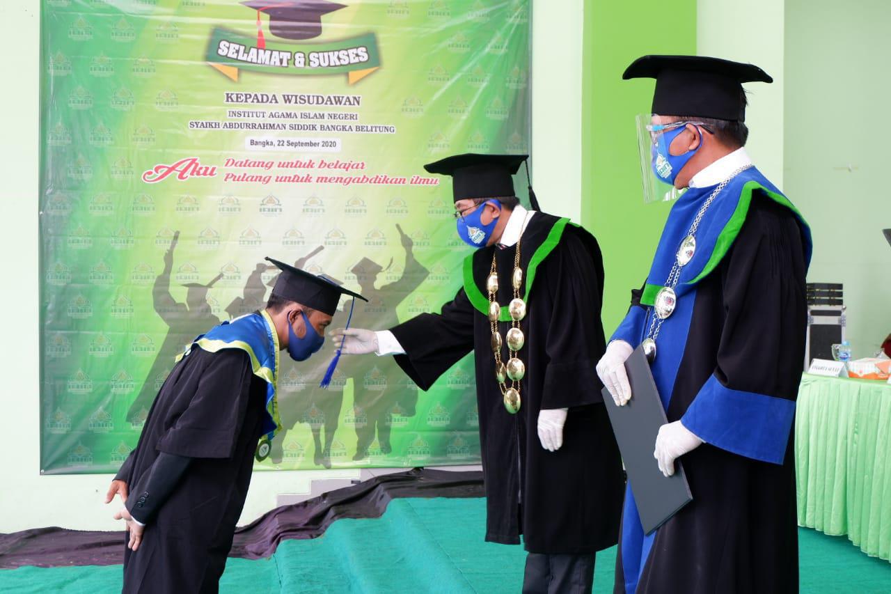 IAIN SAS Bangka Belitung Gelar  Wisuda Drive Thru Ditengah Pandemi
