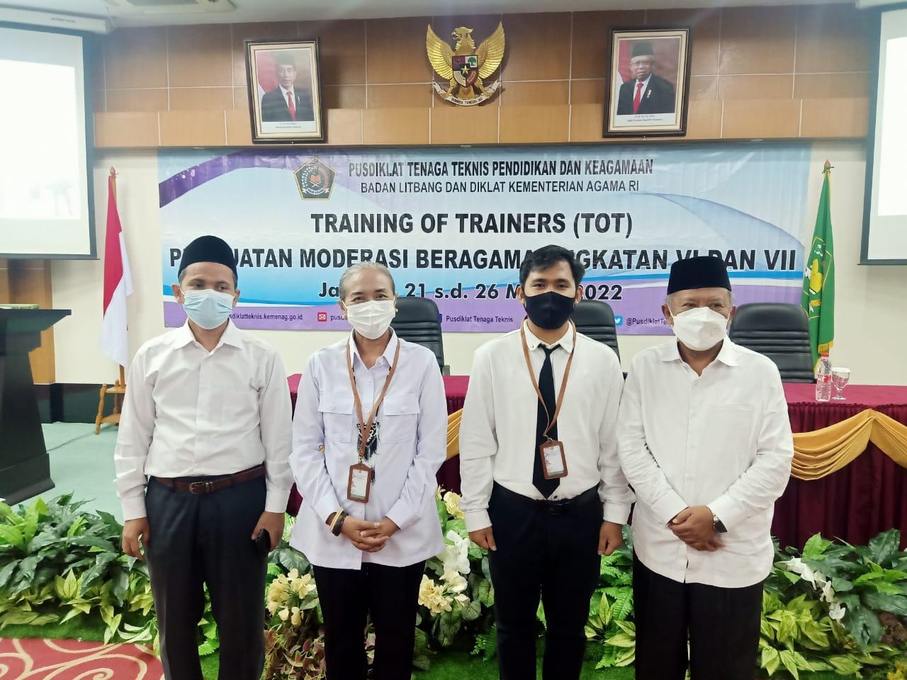 IAIN SAS Bangka Belitung Delegasi Dua Dosen Mengikuti ToT Moderasi Beragama