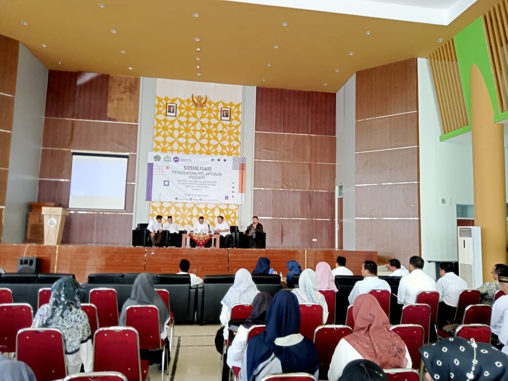IAIN SAS Bangka Belitung Sosialisasi Penguatan Pelaporan PDDIKTI Menuju Akreditasi Unggul