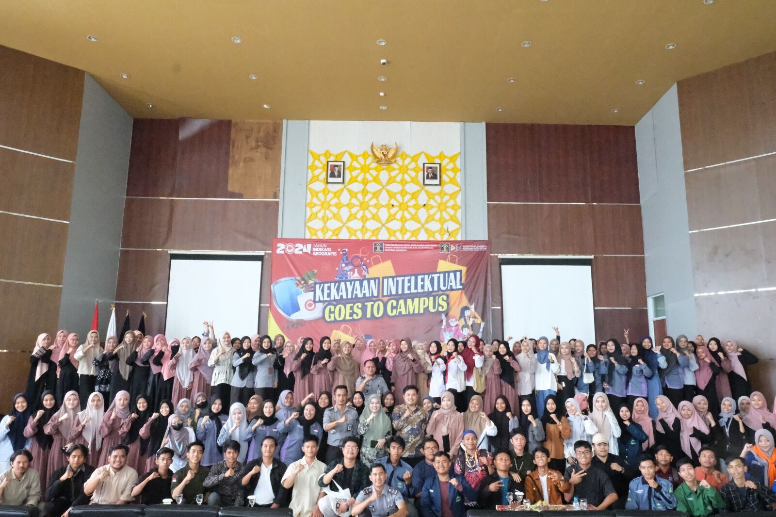 Kanwil Kemenkumham Babel Sosialisasi Kekayaan Intelektual Kepada Mahasiswa IAIN SAS Bangka Belitung