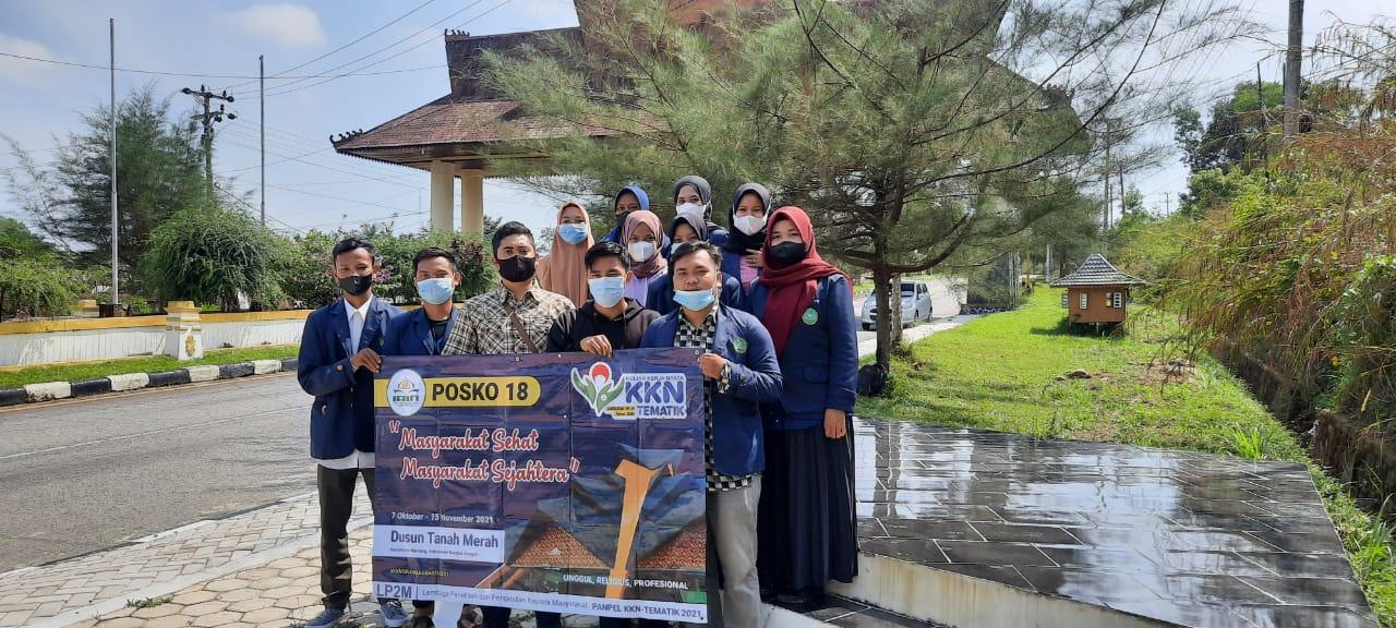 Kegiatan Mahasiswa  KKN IAIN SAS Bangka Belitung di Dusun Tanah Merah