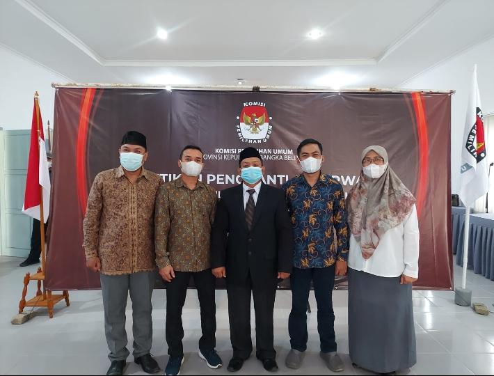 Ketua KPU RI Lantik Dosen IAIN SAS Bangka Belitung Jadi Anggota PAW KPU Pangkalpinang