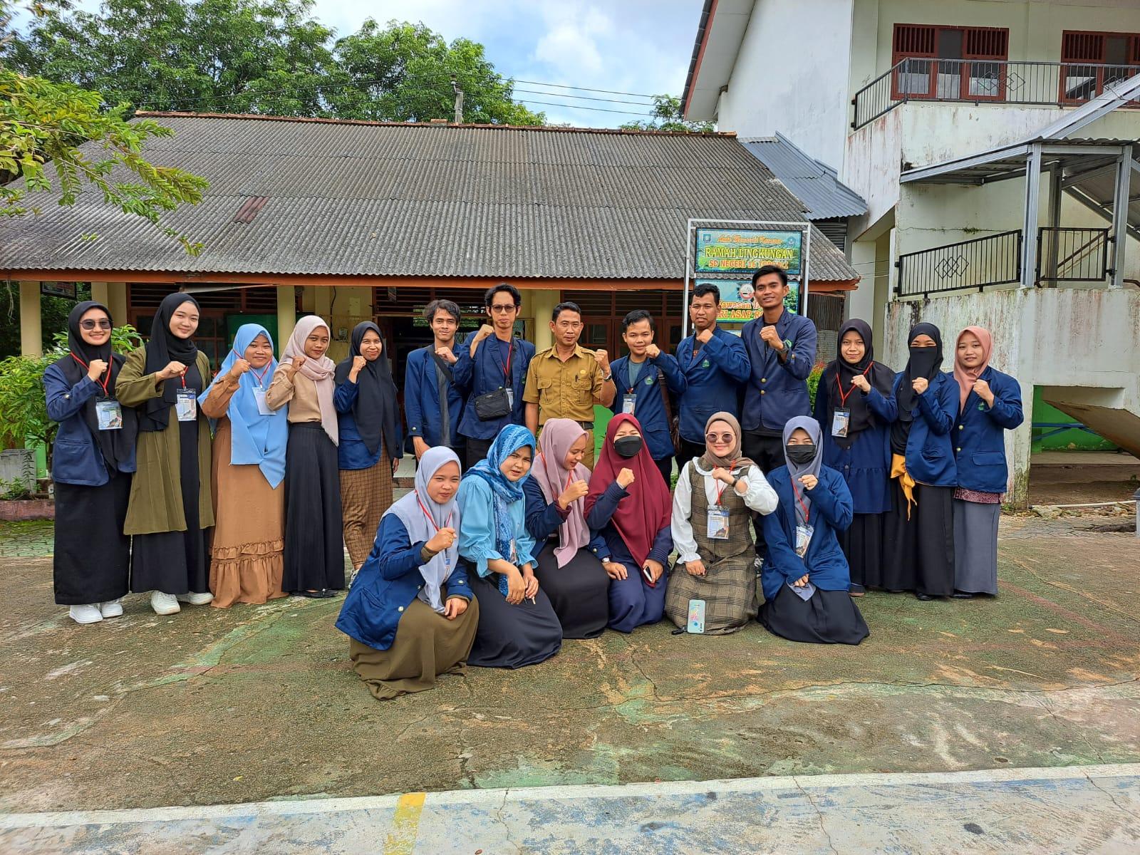 Kunjungi SDN 16 Gadung, Mahasiswa KKN IAIN SAS Babel Kenalkan Nilai Karakter Anak Bangsa