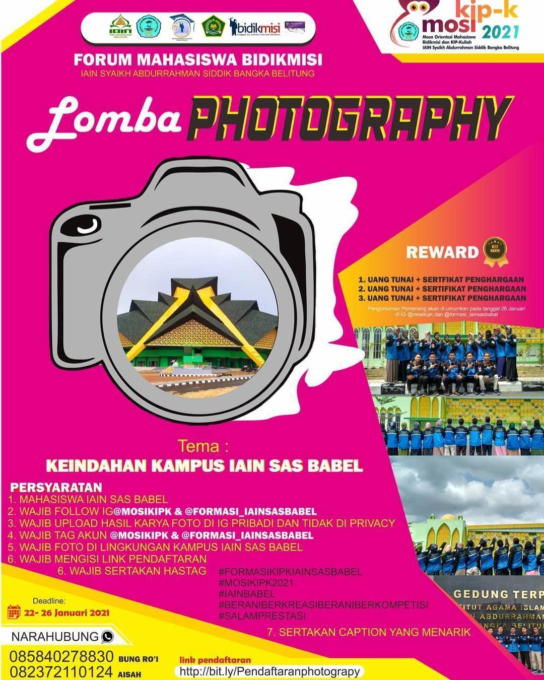 Lomba Fotografi Keindahan Kampus IAIN SAS Babel