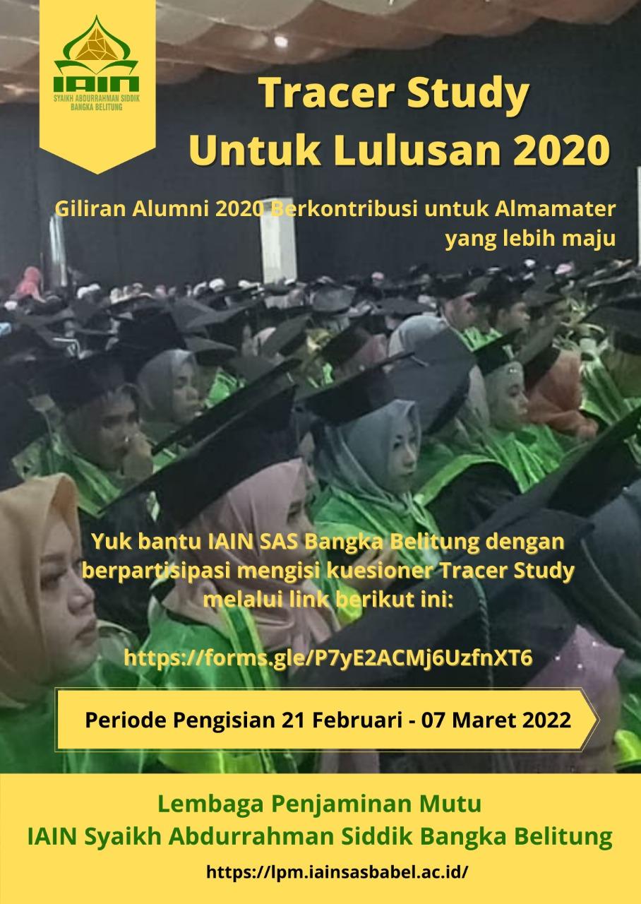 LPM Ajak Alumni Berpartisipasi Mengisi Tracer Study IAIN SAS Bangka Belitung
