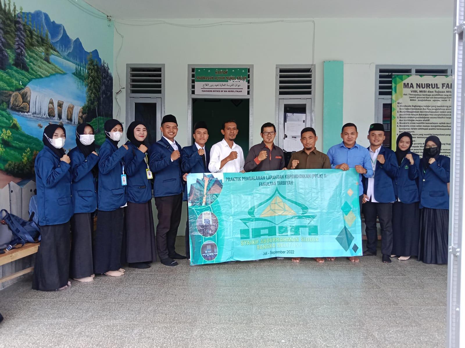 MA Nurul Falah Terima 14 Mahasiswa PPLK II IAIN SAS Bangka Belitung