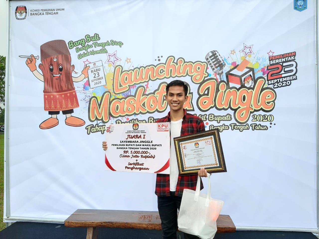 Mahasiswa IAIN SAS Babel Raih Juara 1 Cipta Lagu/Jingle KPU Bangka Tengah