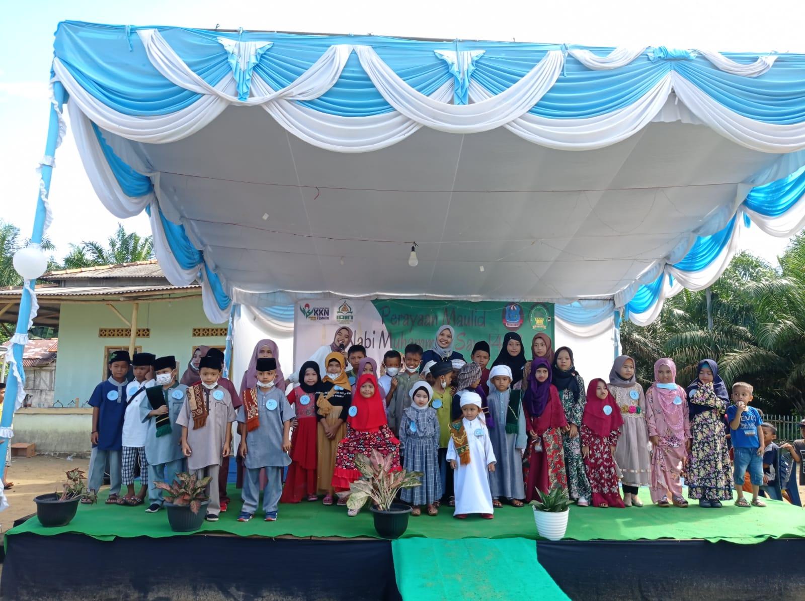 Mahasiswa KKN IAIN SAS Babel  Sukses Gelar Lomba Perayaan Maulid Nabi Muhmamad SAW