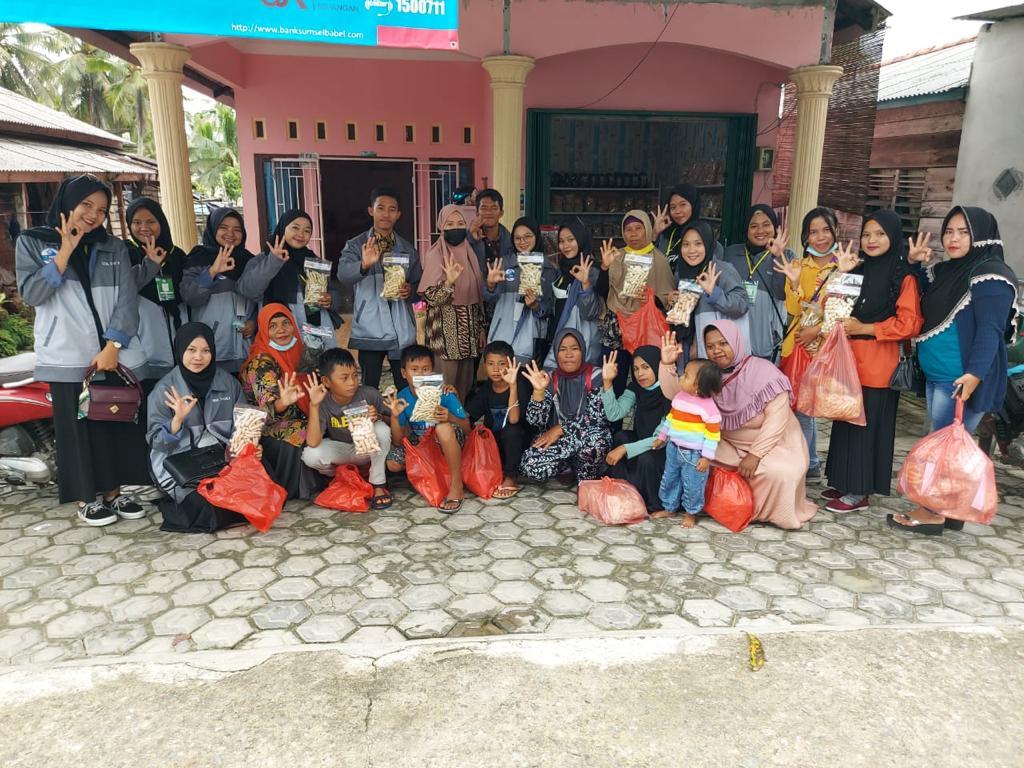 Tetap Produktif, Mahasiswa KKN Lakukan Kunjungan ke UMKM Desa Kurau