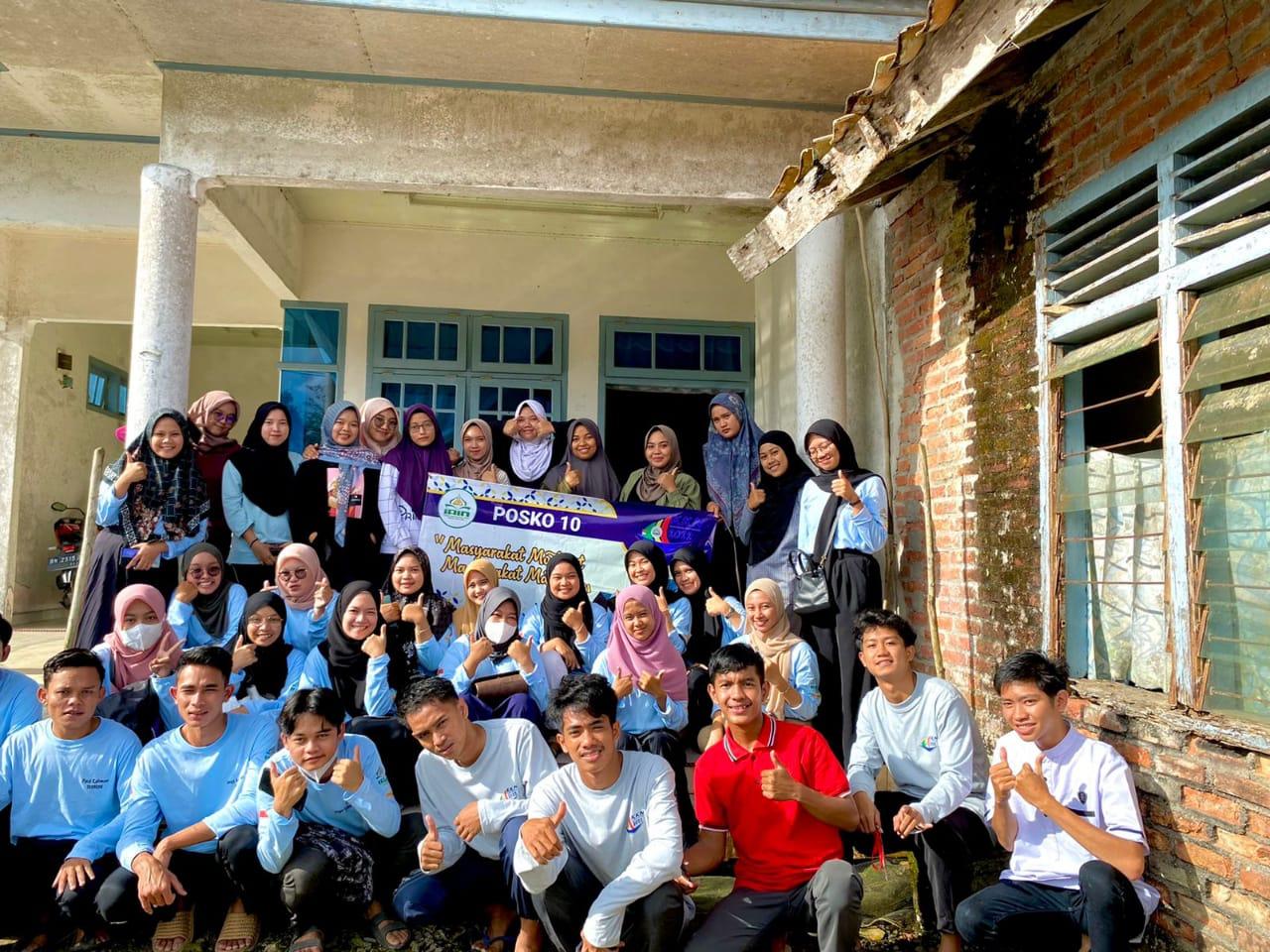 Mahasiswa KKN-MB Desa Bedengung Kedatangan Tamu dari Posko 09 Desa Nadung