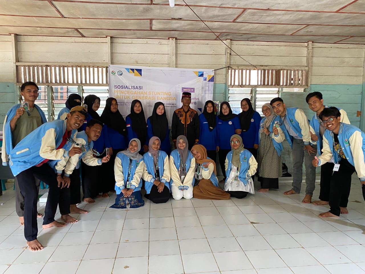 Mahasiswa KKN Melayu Serumpun Sosialisasi Stunting di Gampong Leles Aceh