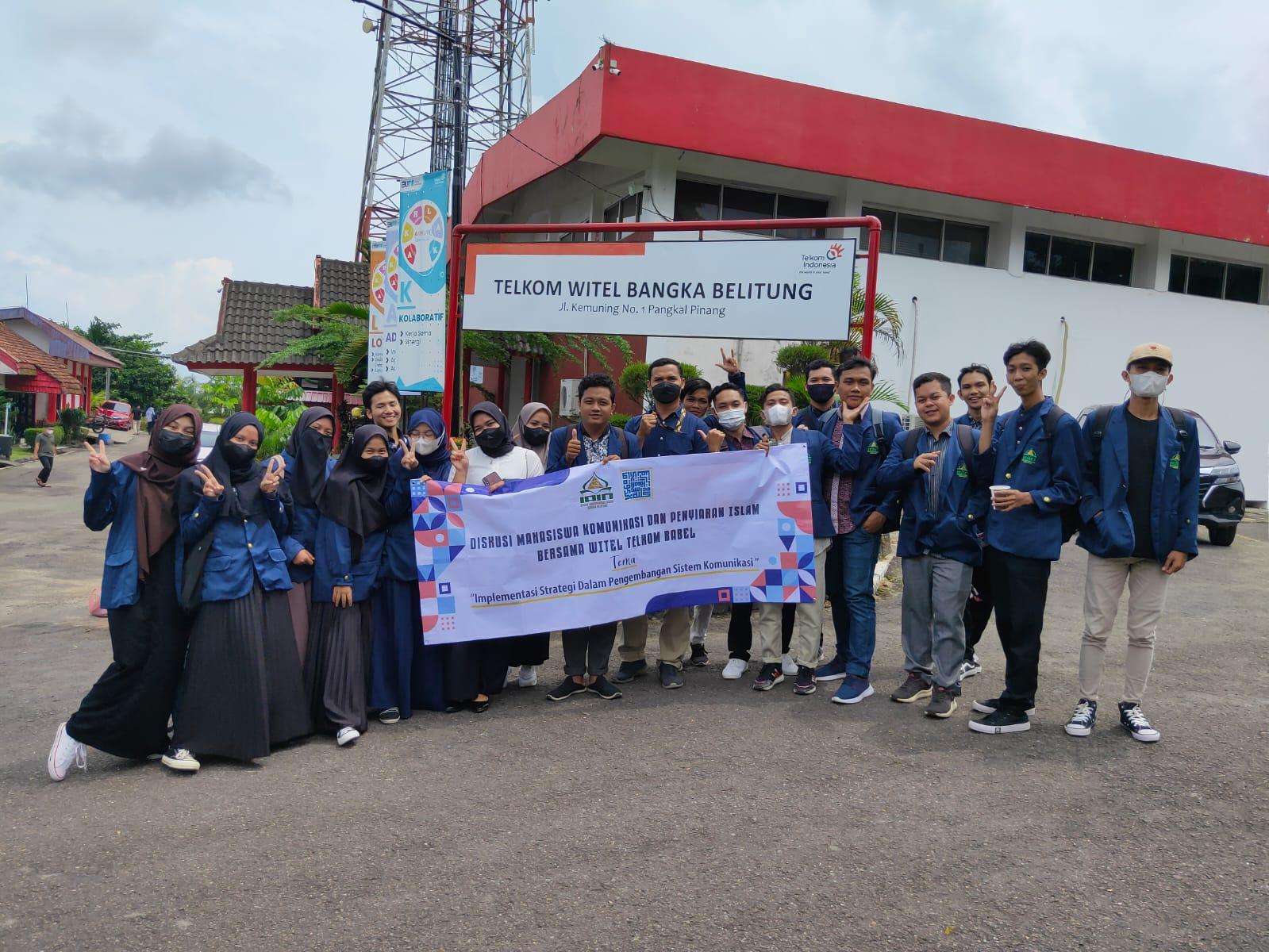 Mahasiswa KPI IAIN SAS Bangka Belitung Mengadakan Diskusi Bersama Dengan PT. Telkom Witel Bangka Belitung