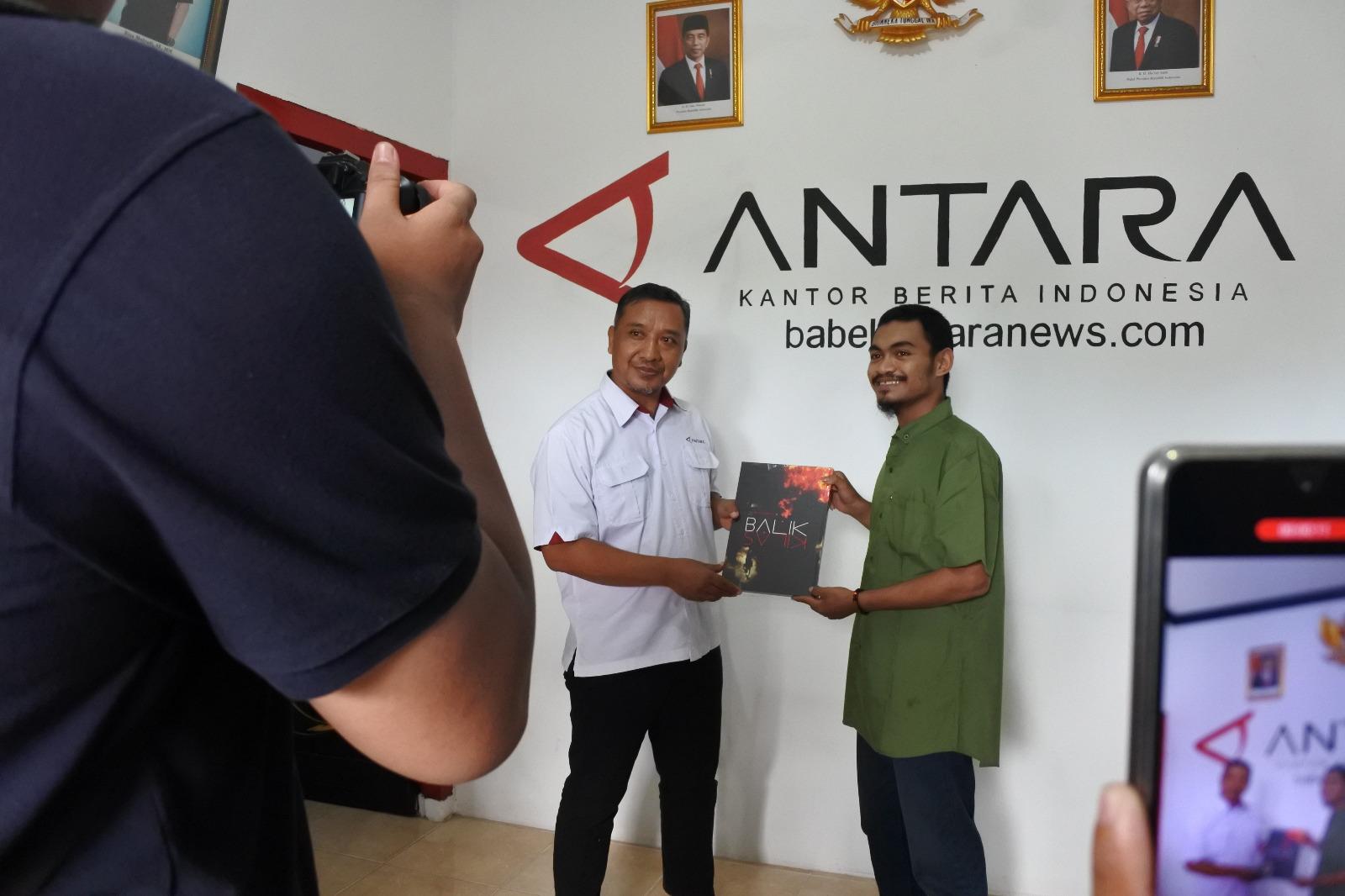 Mahasiswa Prodi Jurnalistik Islam IAIN SAS Babel Kunjungi Dan Pelajari Sejarah Kantor Berita Antara