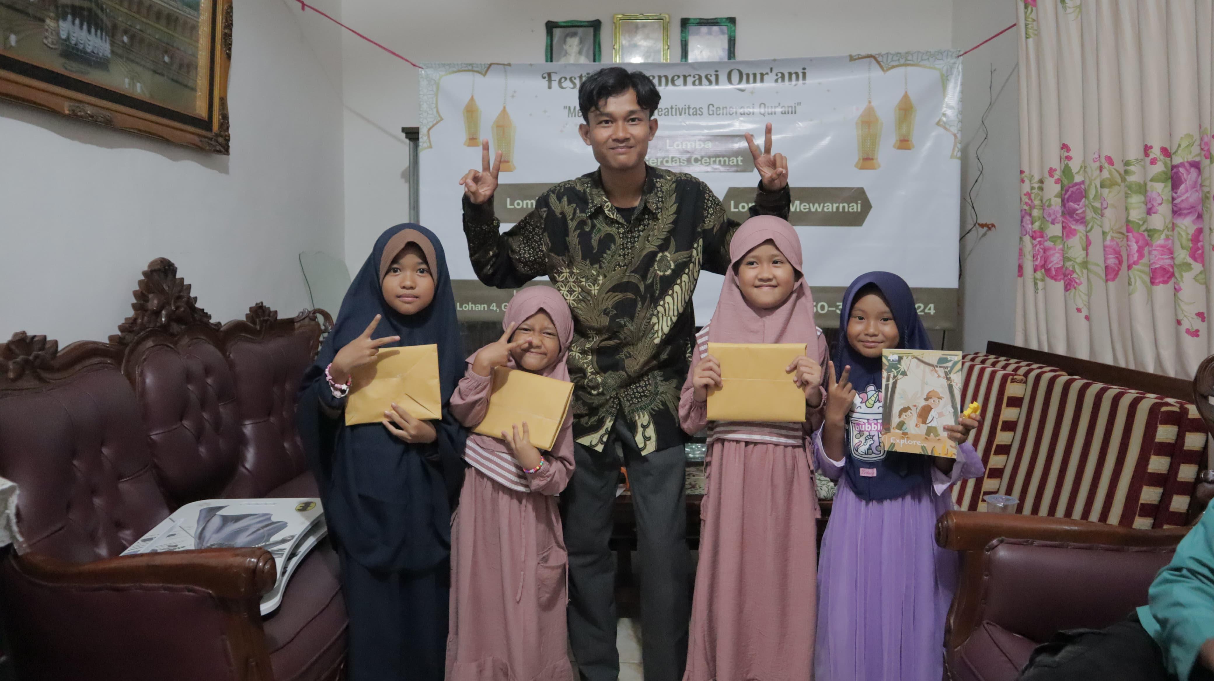 Mahasiswa Prodi KPI IAIN SAS Babel Gelar Festival Generasi Qur'ani di Gabek Satu Pangkalpinang