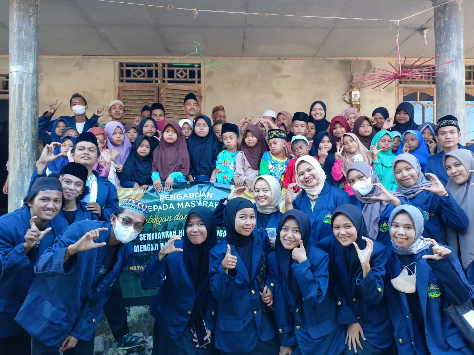 Pengabdian Masyarakat, Mahasiswa Prodi BKI Melakukan Mengajar Mengaji di Desa Cengkong Abang